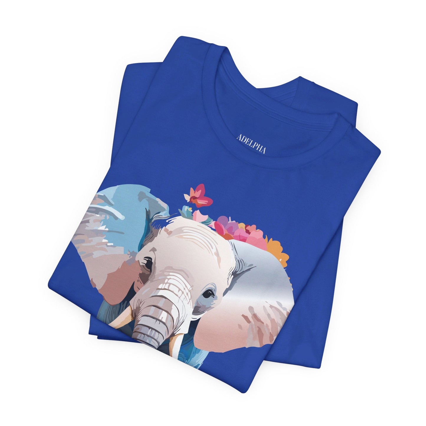 Elephant Graphic Tee Unisex Short Sleeve by Adelpha Premium Vintage Inspired Artwork