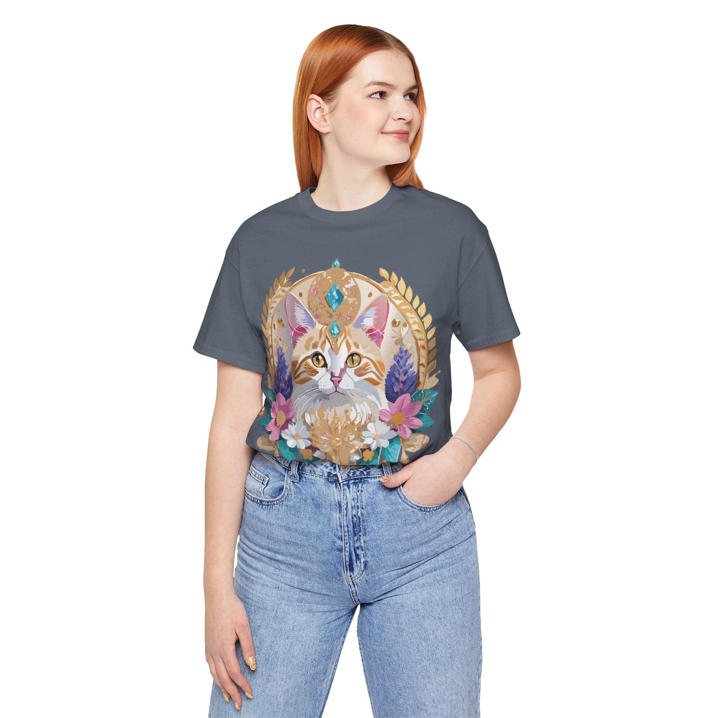 Medallion Graphic Unisex 100 Cotton Vintage Animal Medal Artwork Tee 10