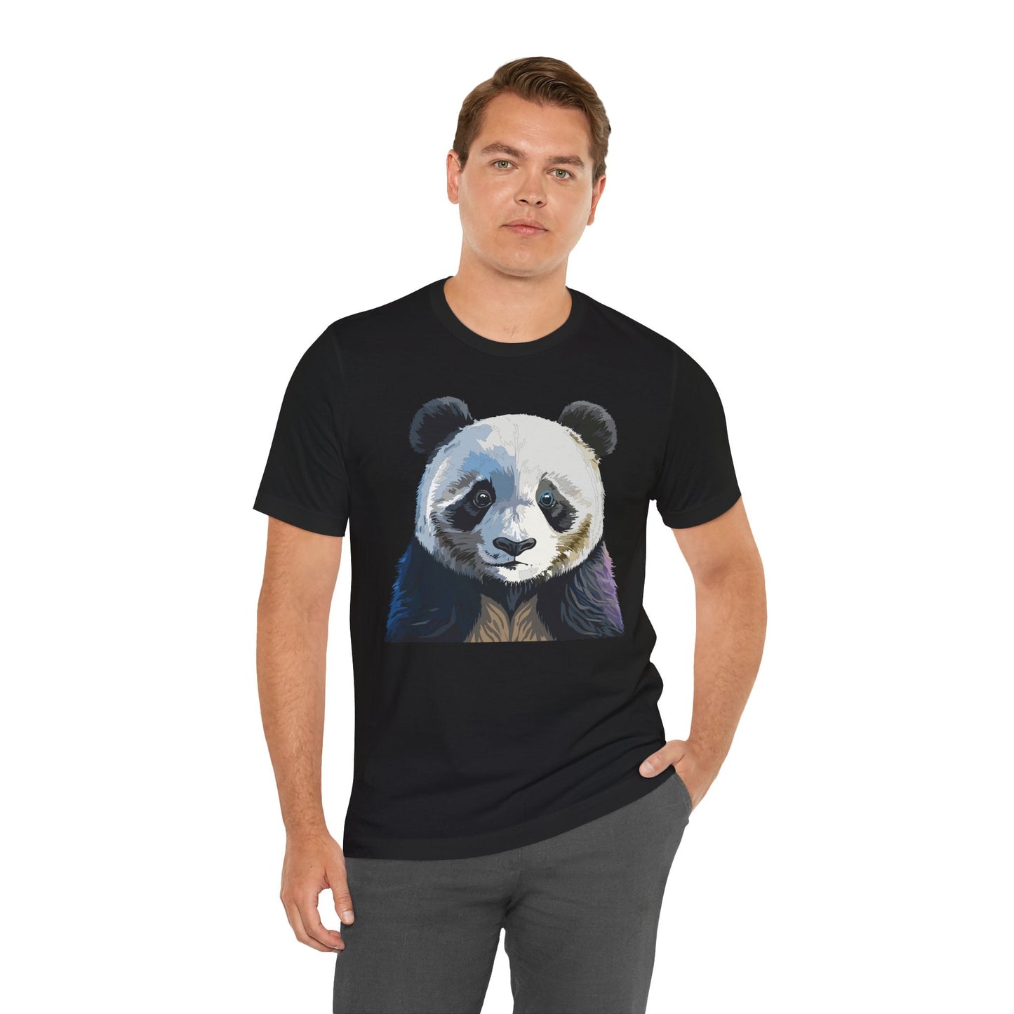 Unisex Animal Graphic Art Tee Shirt Softstyle Cotton Gildan 64000 Wild Animals Design