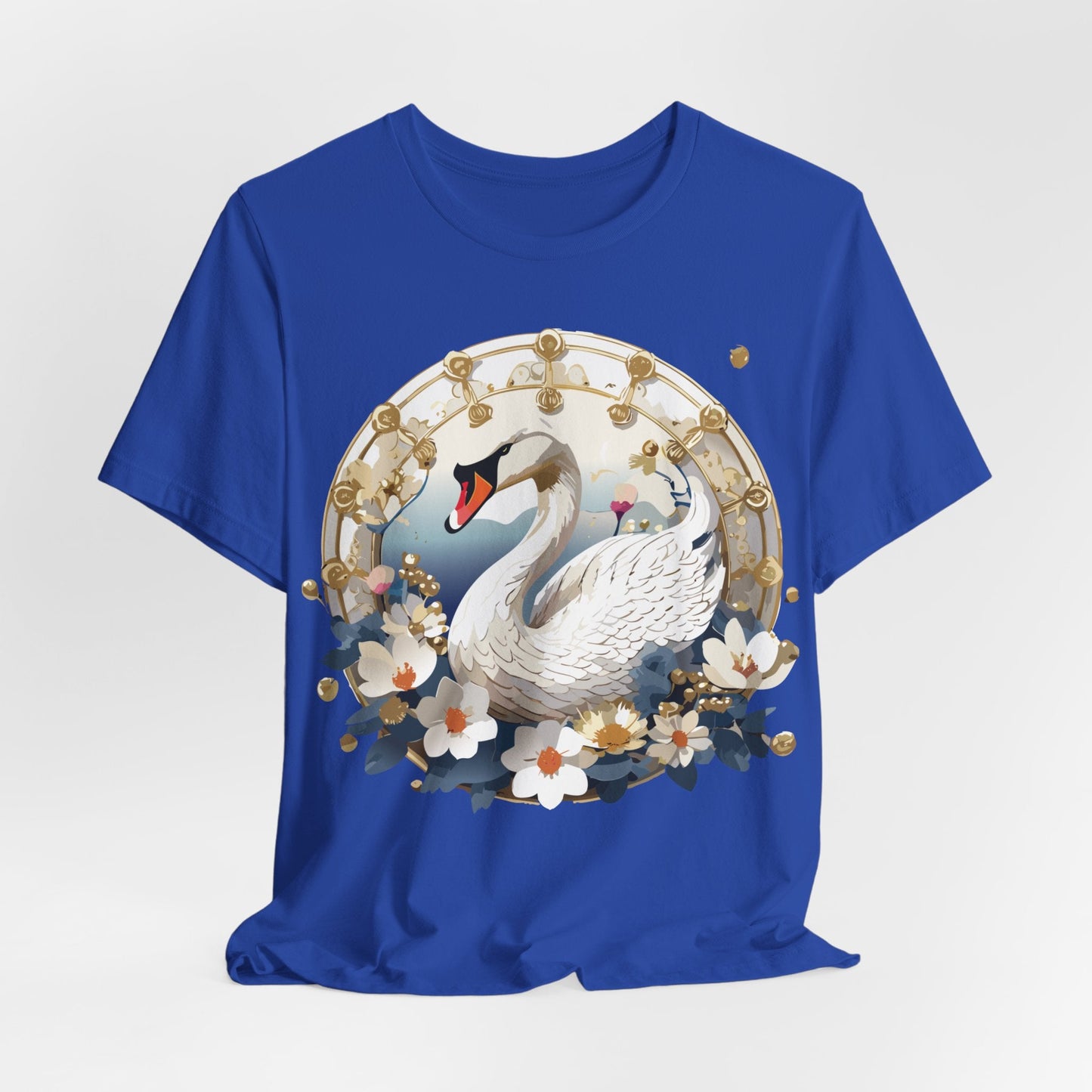 Medallion Graphic Unisex 100 Cotton Vintage Animal Medal Artwork Tee 44