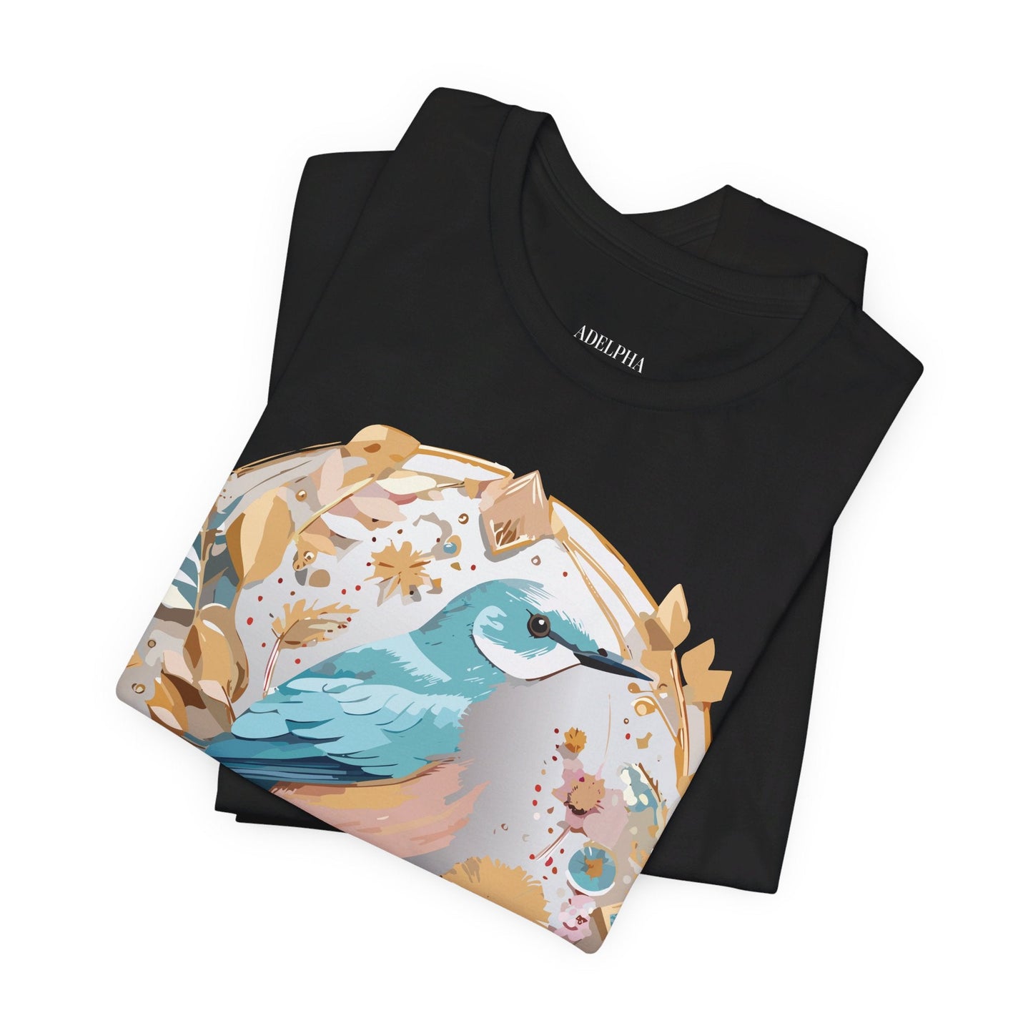 Adelpha Graphic T Shirt Unisex Jersey Short Sleeve Medallion Artwork Vintage Inspired Tee
