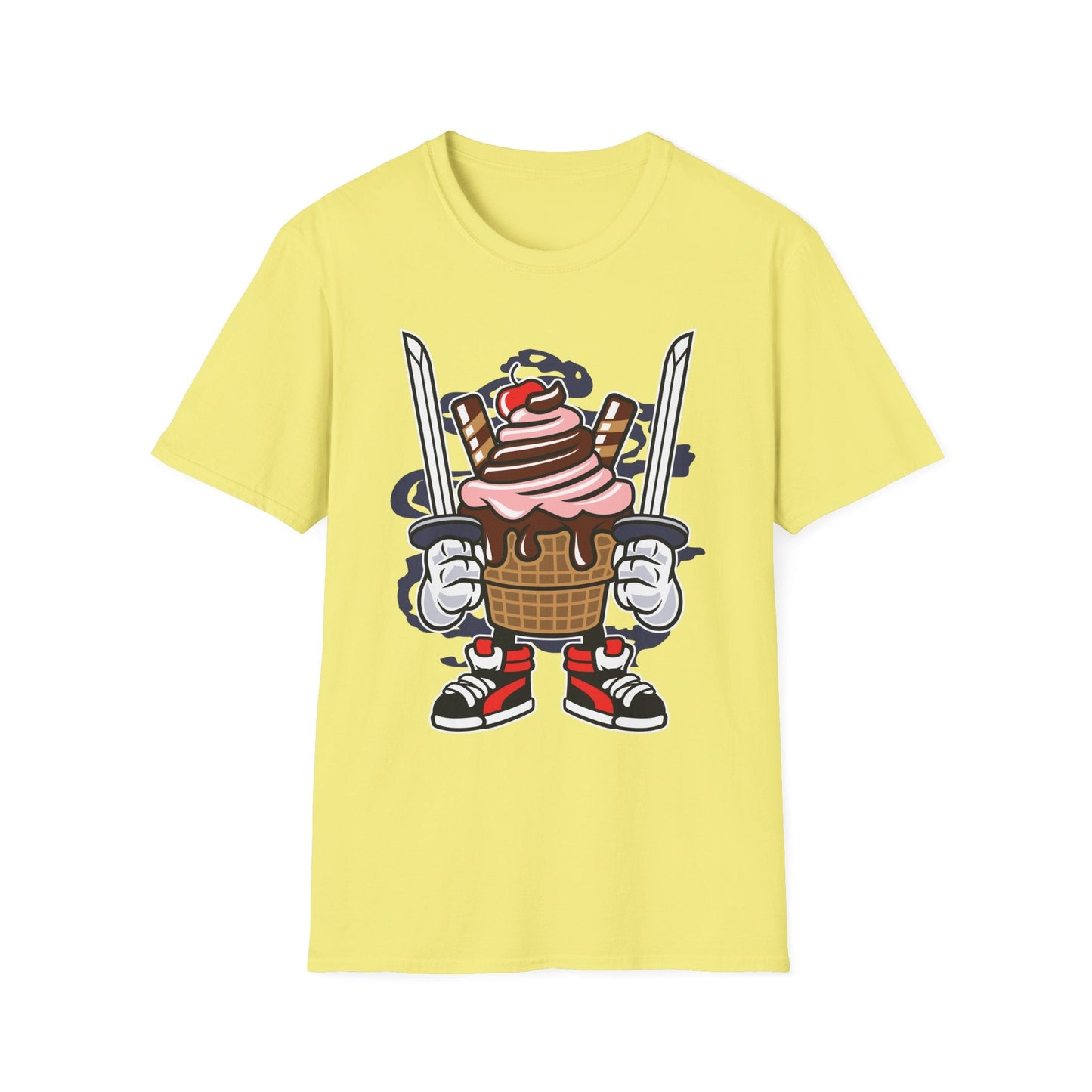 Cartoon T Shirt Unisex Animation Tee Funny Tee Gildan Softstyle 64000 Ring Spun Cotton 99