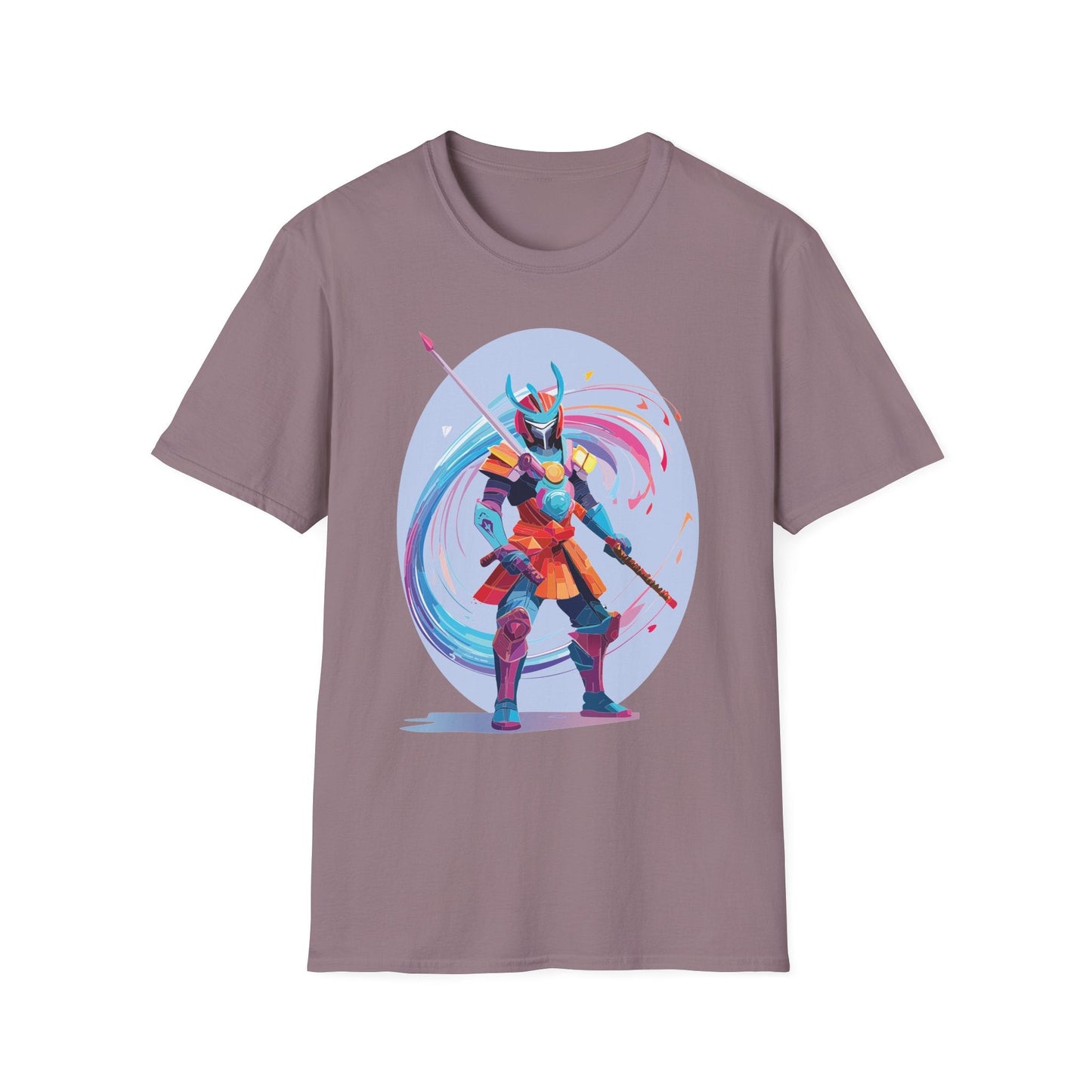 Samurai Shirt Unisex Gildan Softstyle Tee 100 Percent Ring Spun Cotton Samurai Design