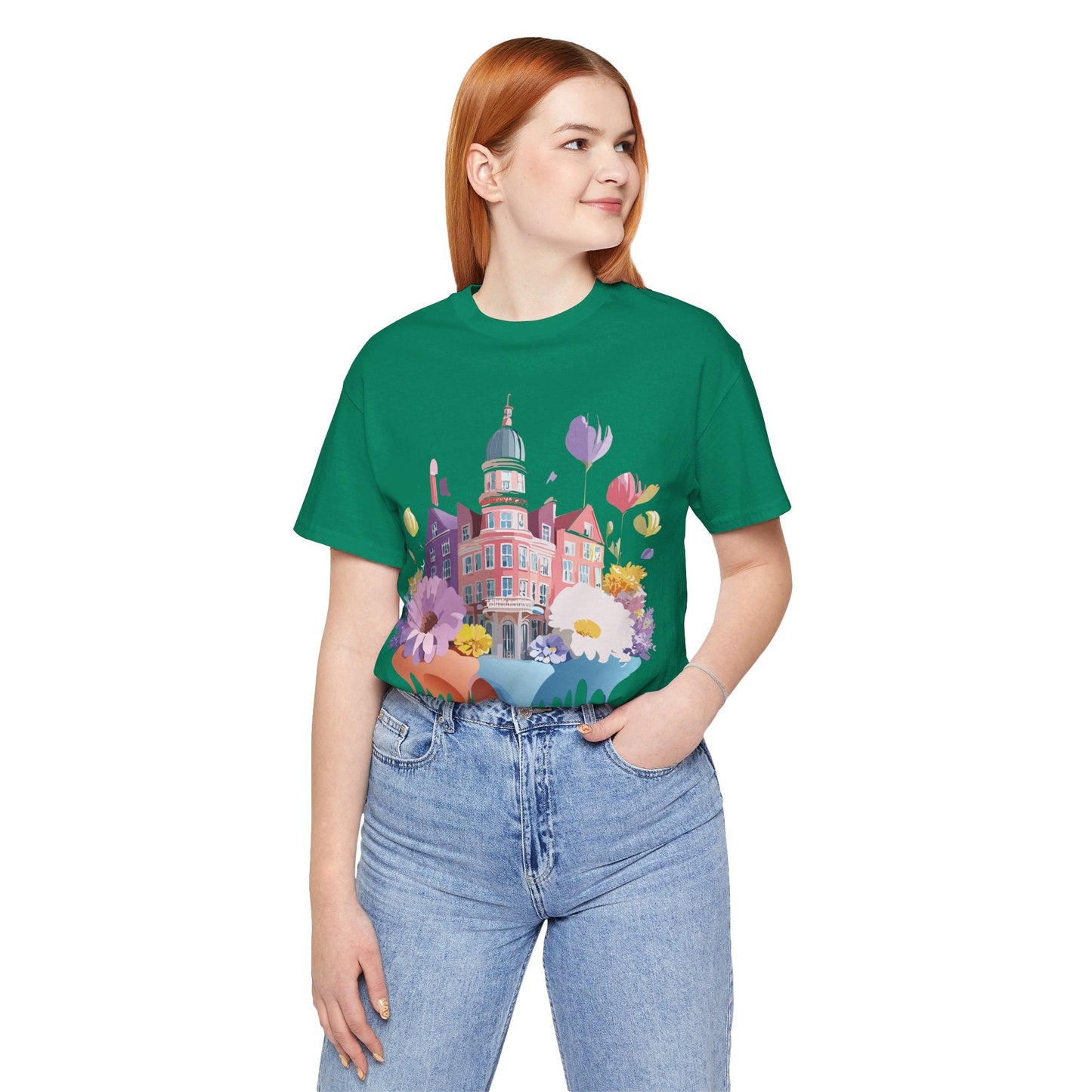 Amsterdam Tourist Shirt Unisex Graphic Tee With Vintage Adelpha Artwork For Everyday Wear