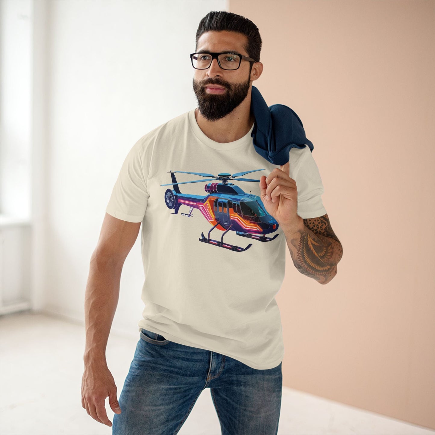 Chopper Graphic Unisex 100 Cotton Staple Tee 18