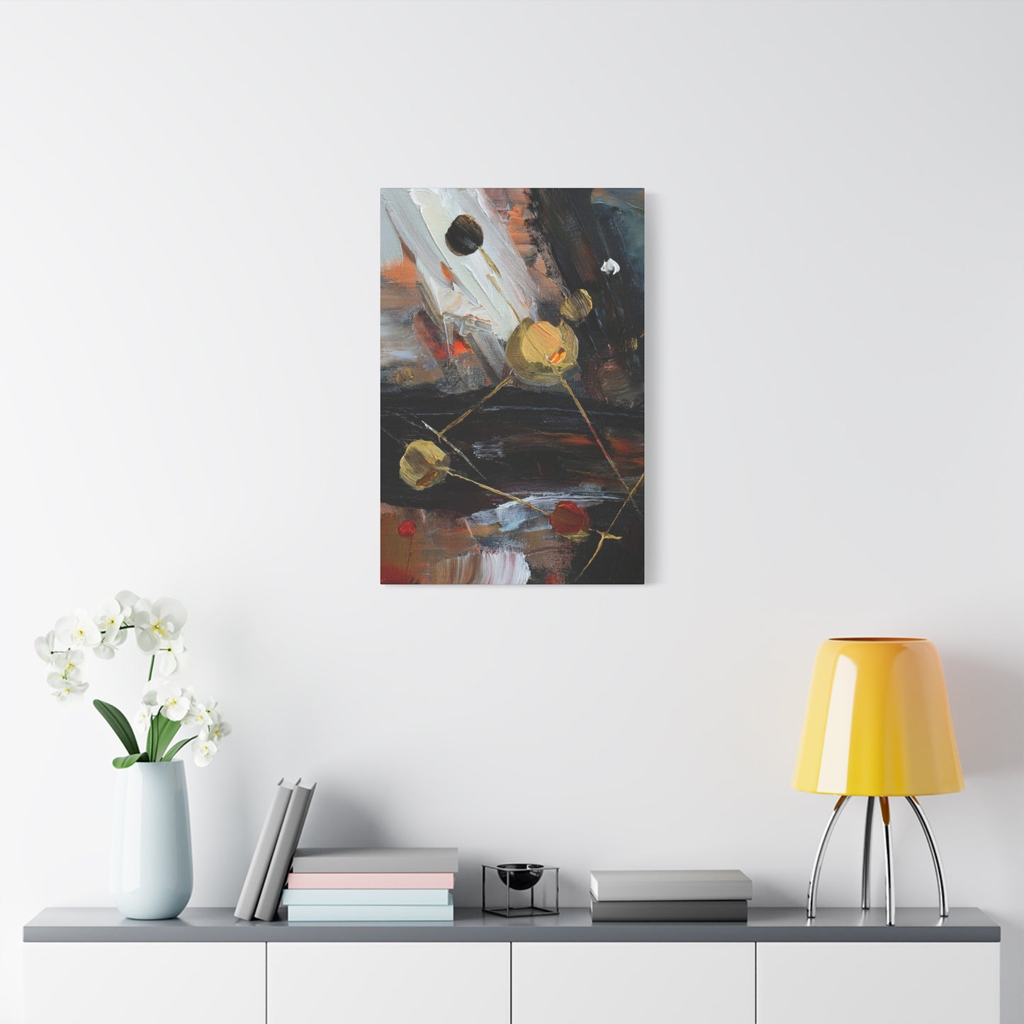 Abstract Oil Painting Print Canvas 20x24,20x30,24x30 24x32,24x36,30x40 32x48,36x48,40x60 Pine-Wood Inner Frame ABS-68