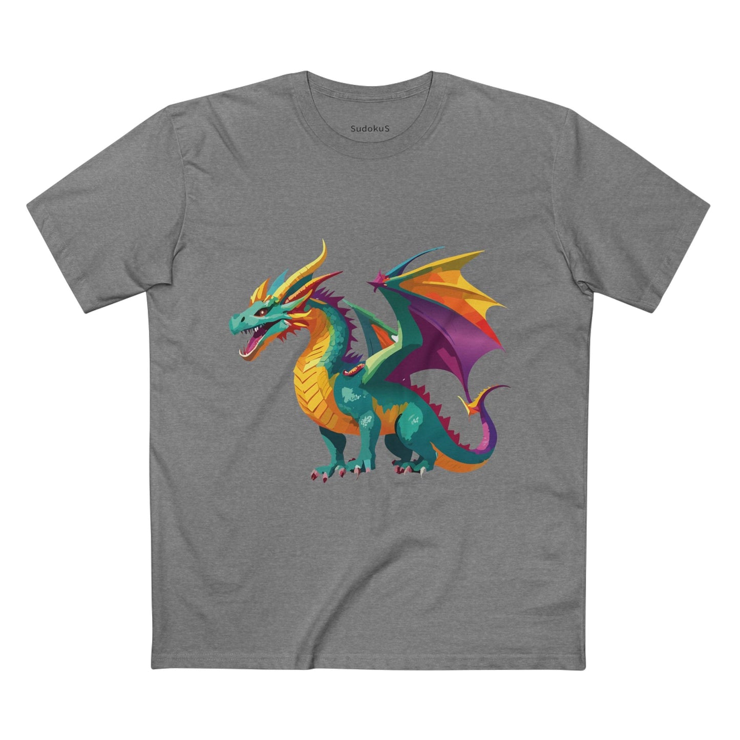 Dragon Graphic Unisex 100 Cotton Staple Tee 10