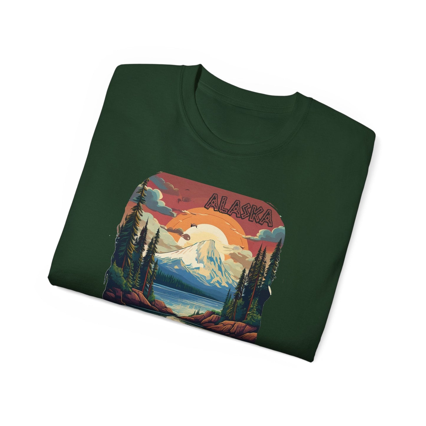 Alaska Graphic Unisex Cotton T‑Shirt 3