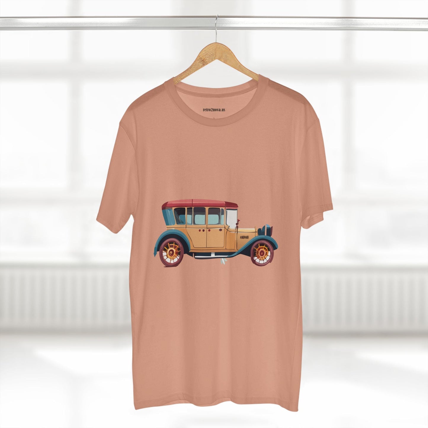 Retro Car Shirts Vintage Car Shirts RC5 Unisex Premium Cotton Art Tee With Original Design