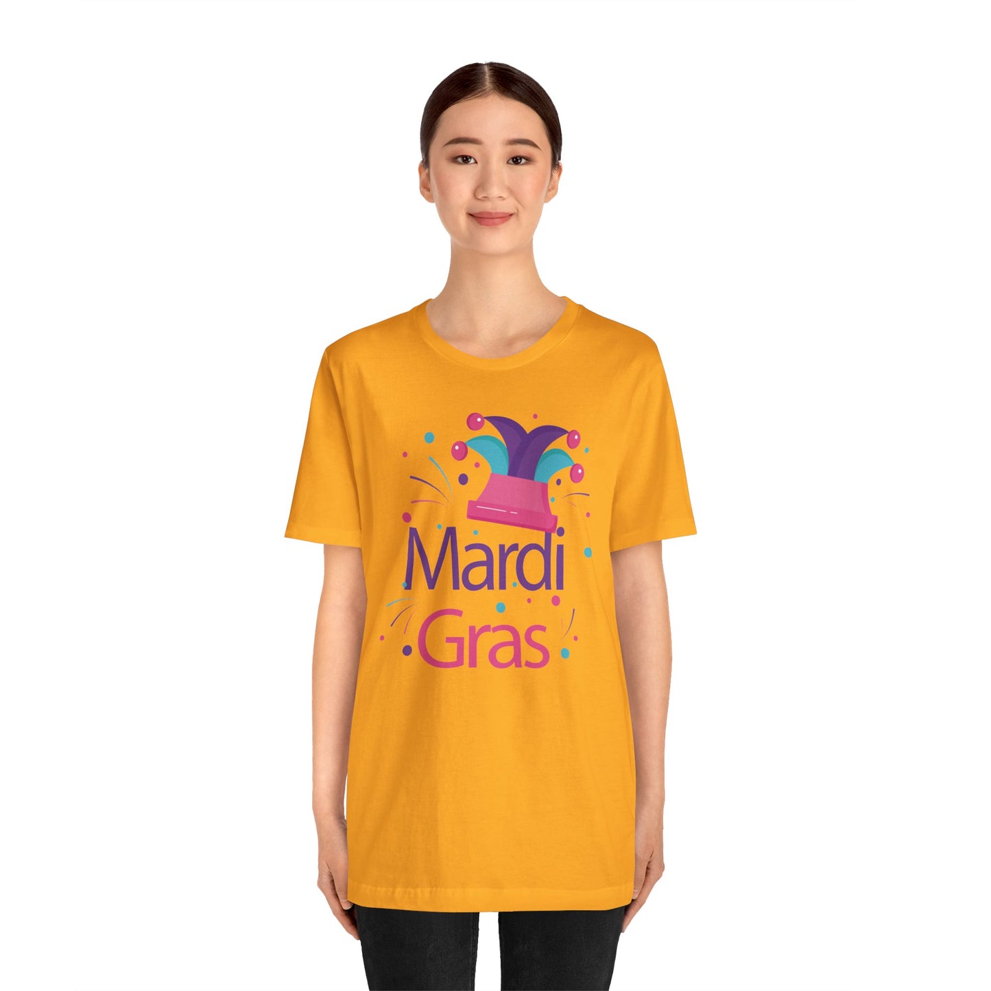 Tee-shirt en coton unisexe pour Mardi Gras