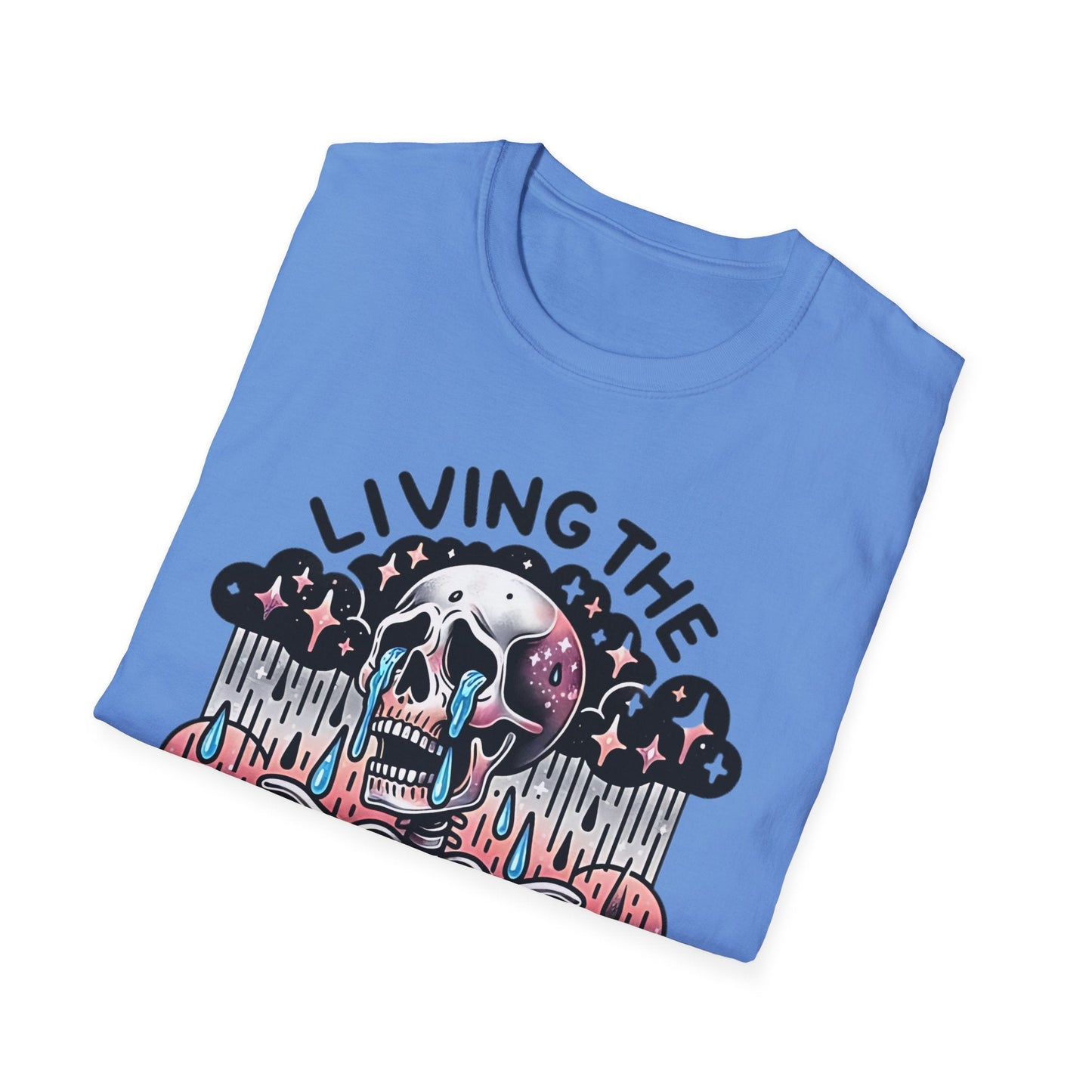 Unisex Skull Shirt Skeleton Design Gildan Softstyle 64000 Short Sleeve T Shirt For Everyday Comfort