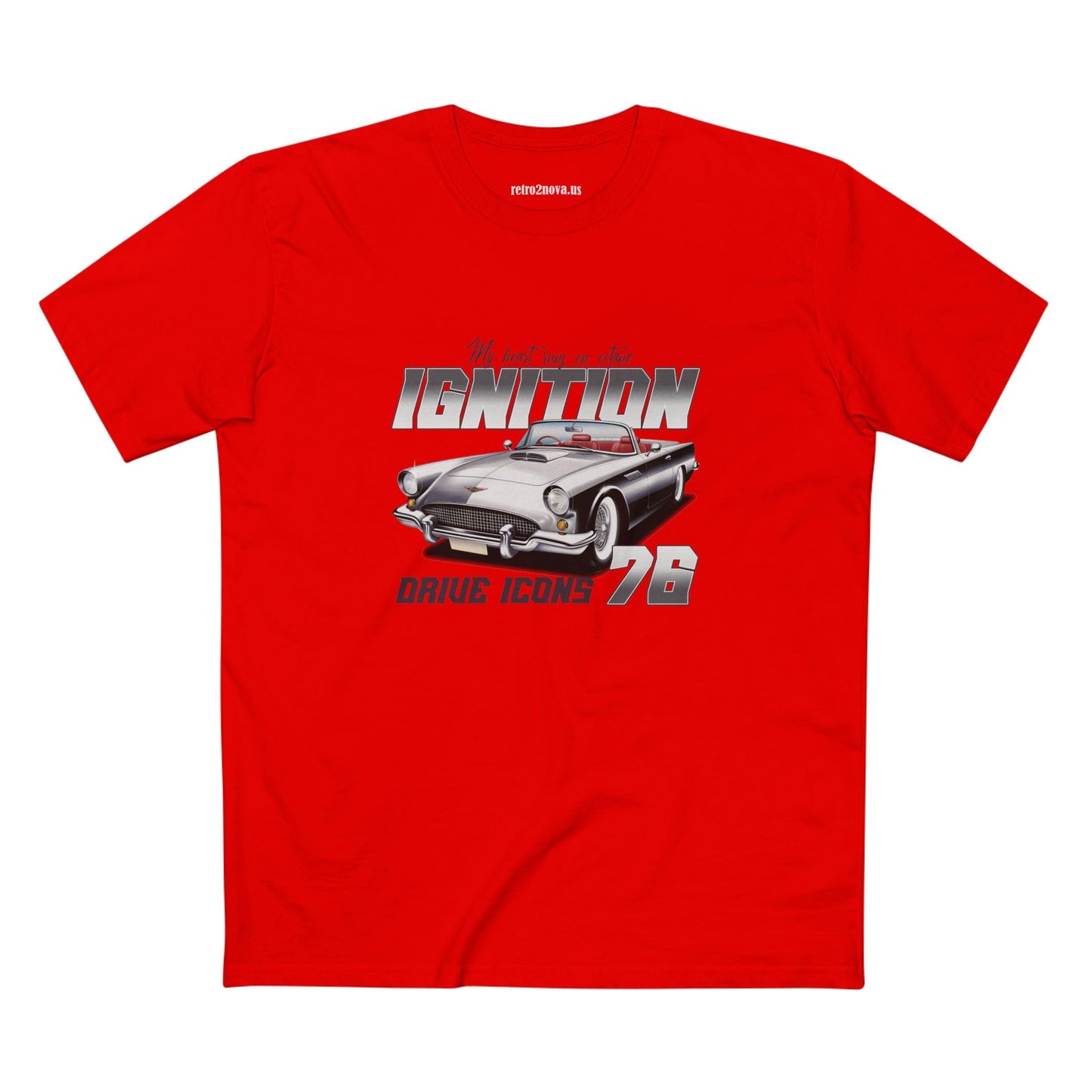 Retro Car Shirts Vintage Car Shirts RC11 Unisex Premium Cotton Tee With Original Art Design