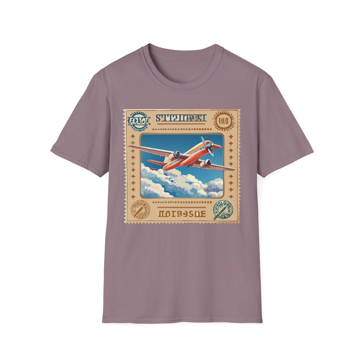 Vintage Airplane Poster T-Shirt | Retro Travel Plane Graphic