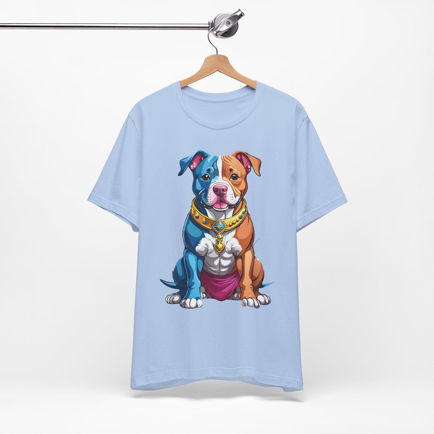 Unisex Animal Shirt Art Design Tee With Wild Animals Print Short Sleeve Jersey Tee