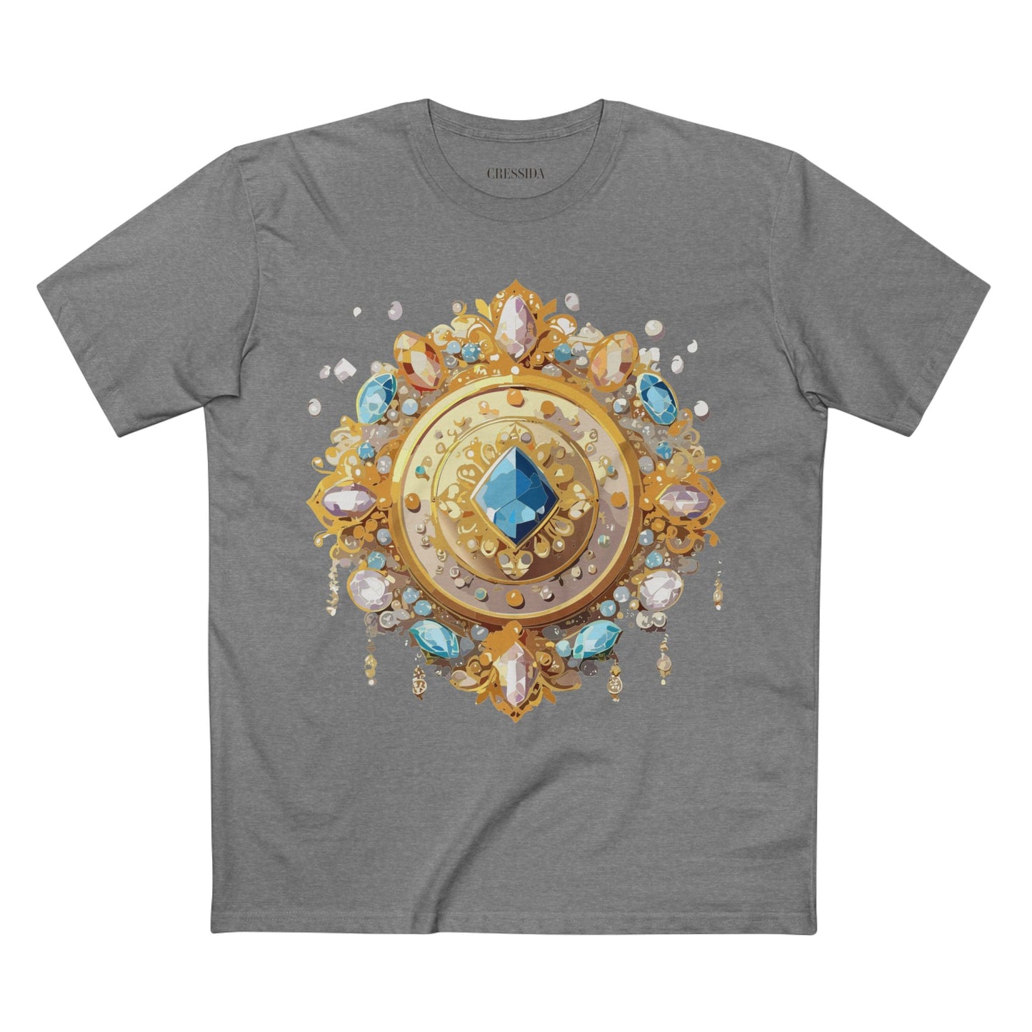 Medallion Graphic T-Shirt Unisex 100 Cotton With Gold Art Design Medal Tee 23