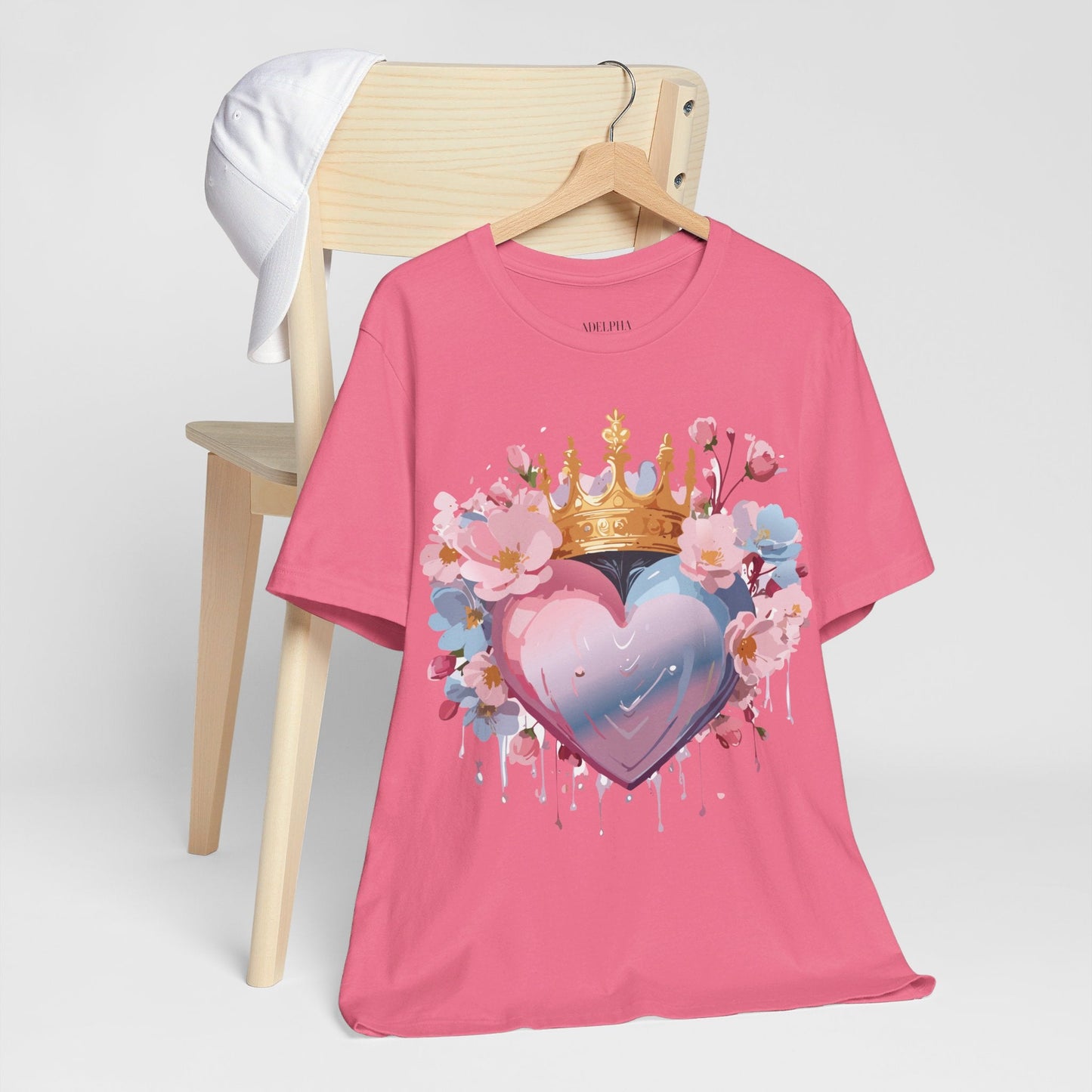 Valentine Graphic Tee Unisex Jersey Short Sleeve Adelpha Vintage Inspired Artwork