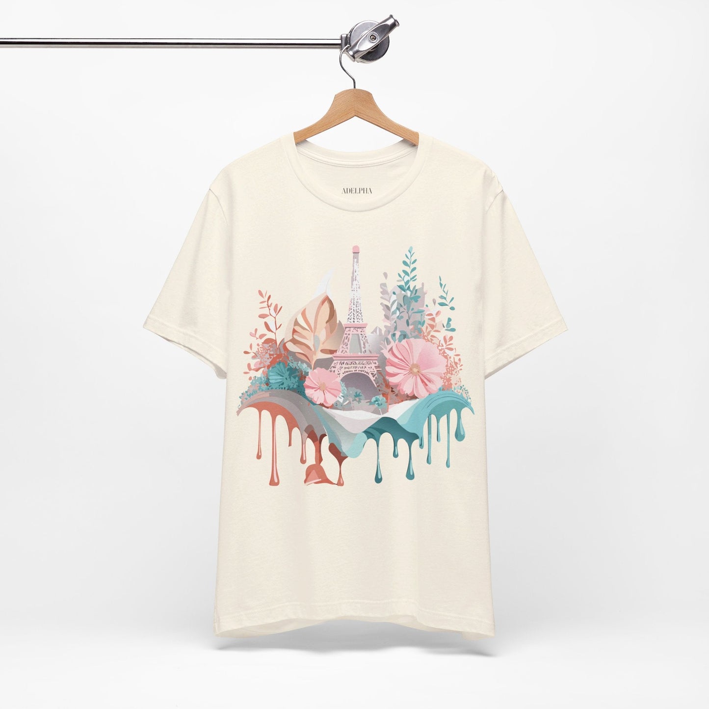 Adelpha Paris Graphic Tee Unisex Short Sleeve Shirt Vintage Art Design Premium Artwork