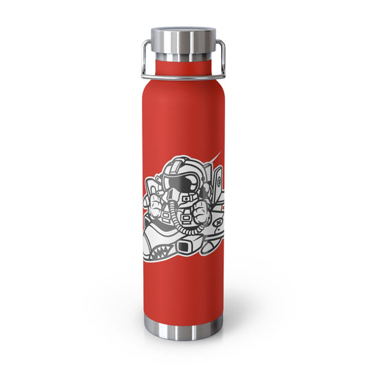 22oz Copper Insulated Water Bottle with Cartoon Design - CV103
