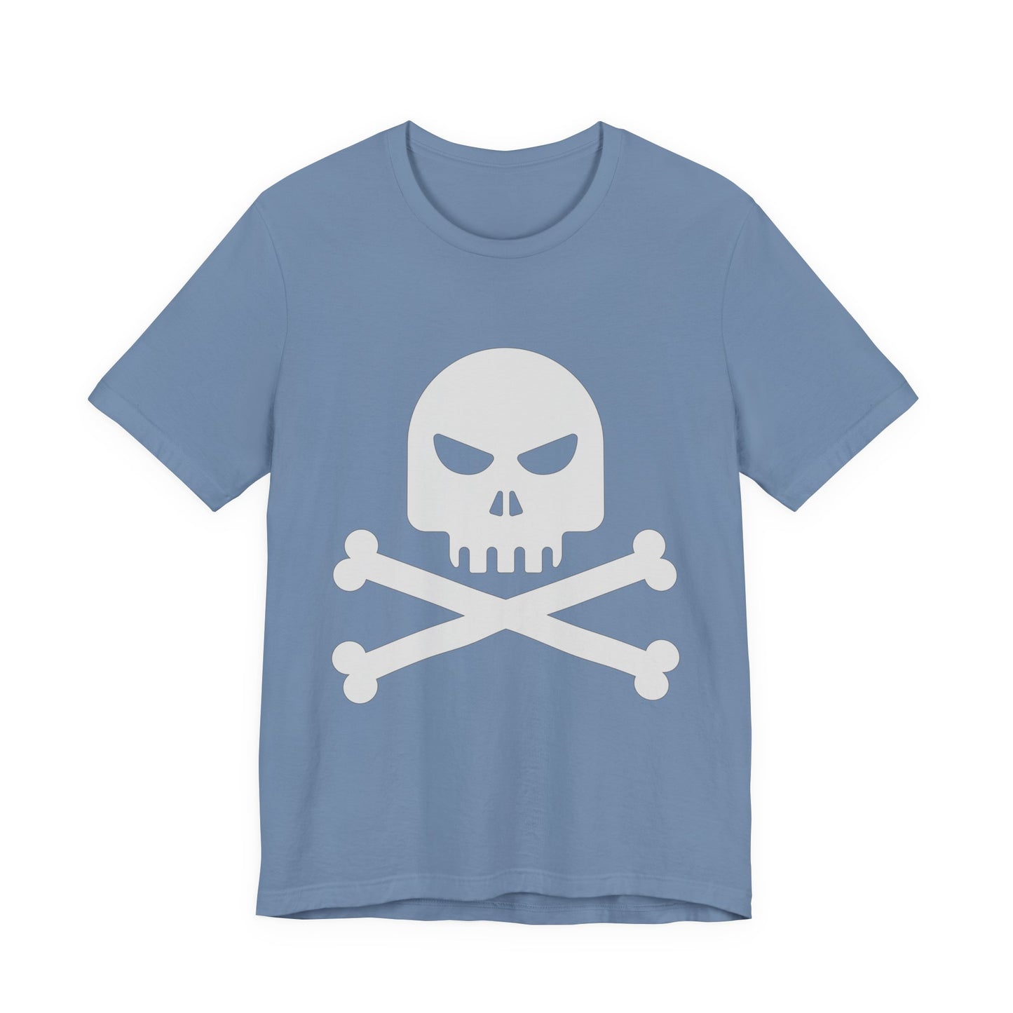 Camiseta unisex de algodón con calavera
