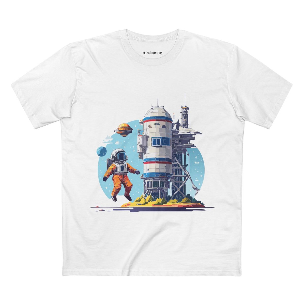 Cosmos Astronaut Graphic Tee Staple Unisex 100 Cotton Tee Shirt - CS-8