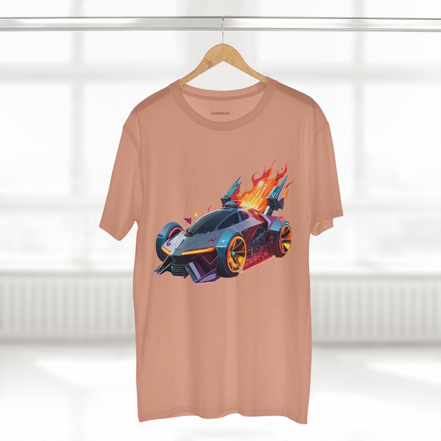 Car Graphic Unisex 100 Cotton Staple Tee 2