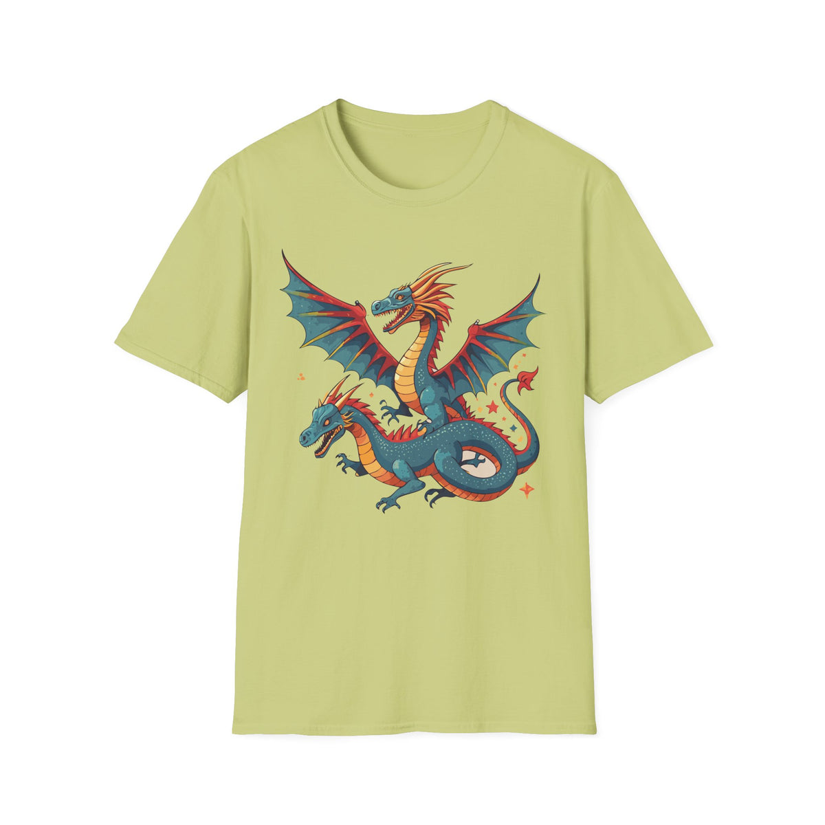 Dragon Graphic Tee Gildan Unisex 100 Cotton Tee Shirt with Animal a40