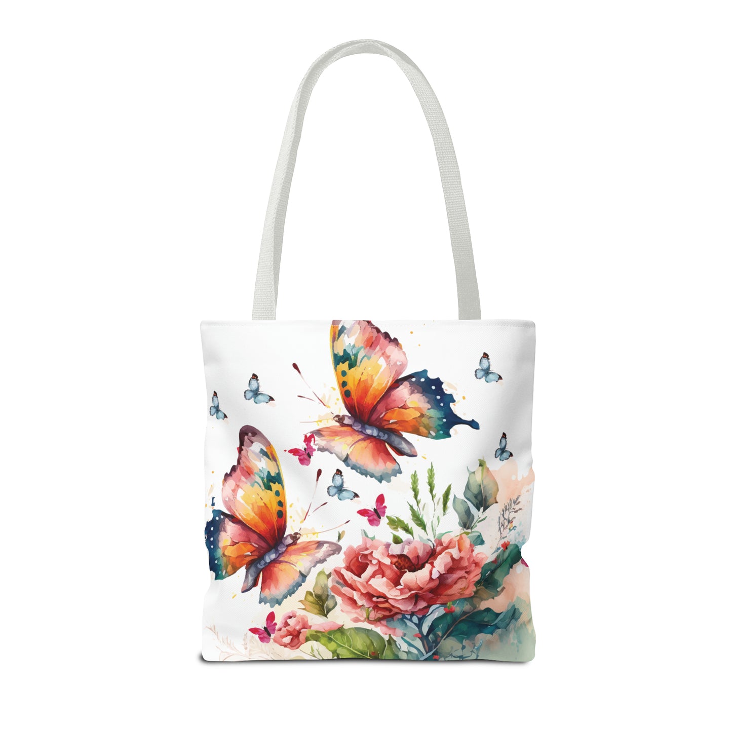 Canvas Bag with Butterfly Prints