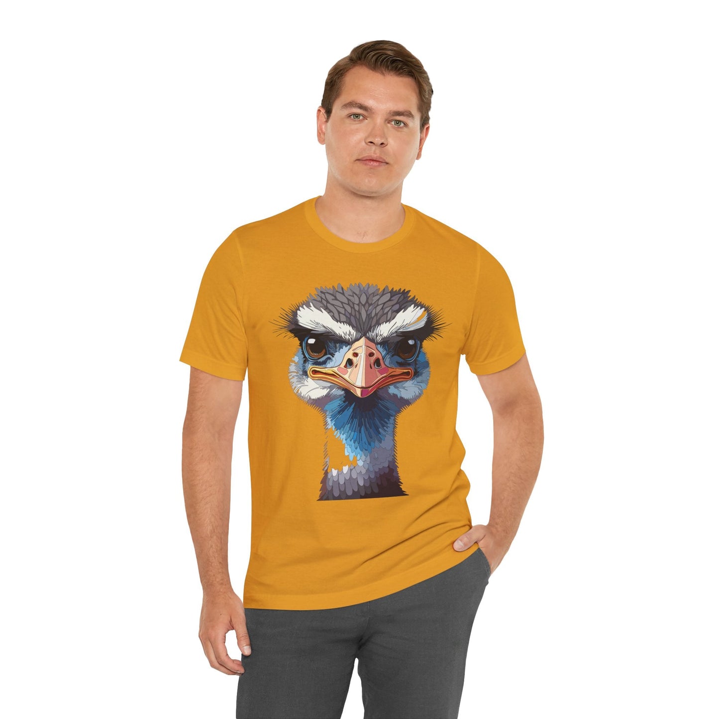 Unisex Animal Tee Shirt With Wildlife Art Design For Men And Women Gildan Softstyle 64000