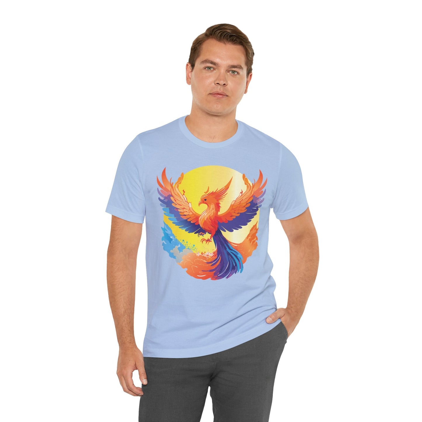 Unisex Animal Print Tee Shirt With Art Design Wild Animals Short Sleeve Comfort Fit