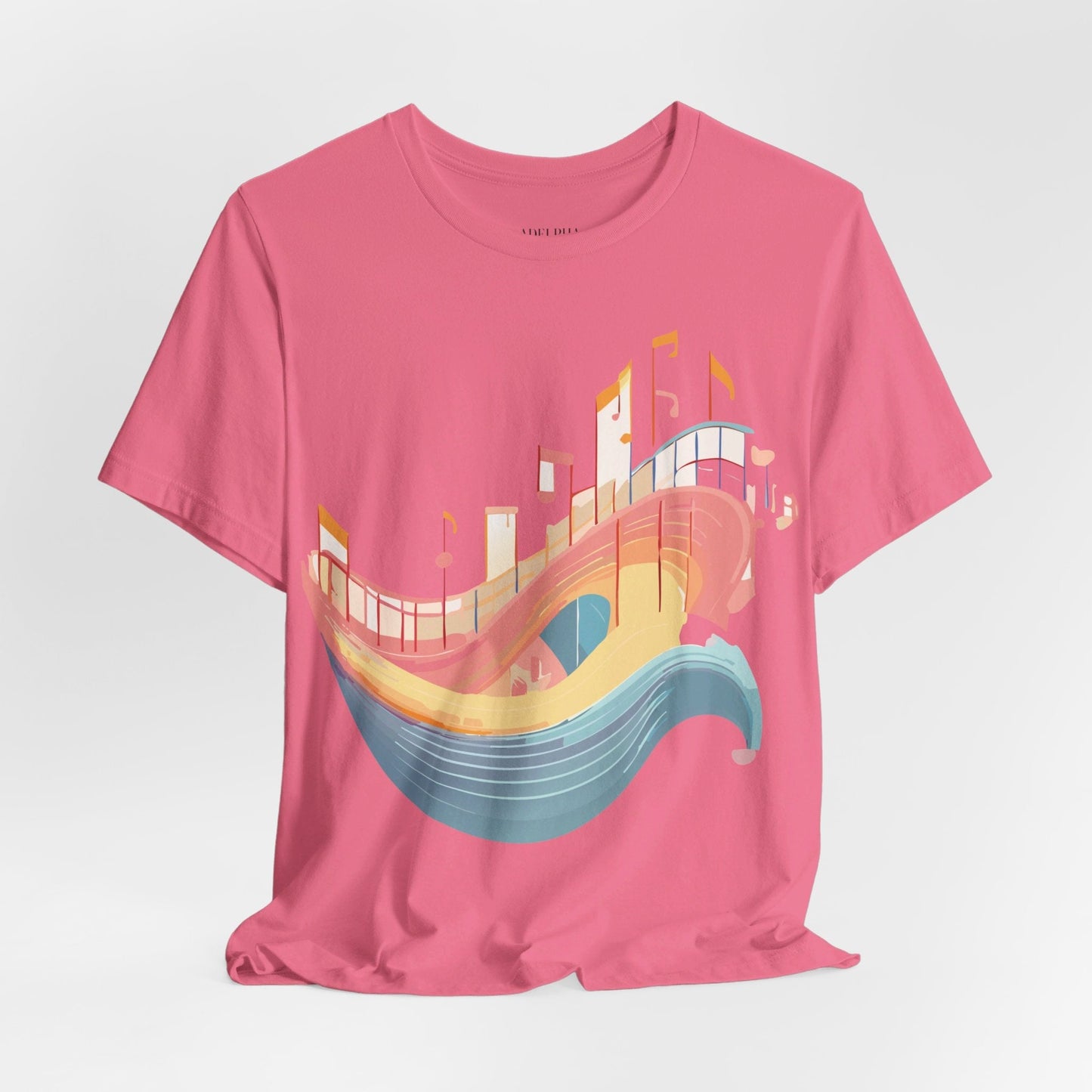 Adelpha Music T Shirt Unisex Graphic Tee Vintage Art Design Jersey Short Sleeve Premium