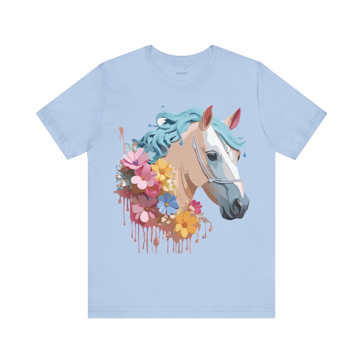 Horse Graphic Unisex 100 Cotton Vintage Animal Art T-Shirt 17