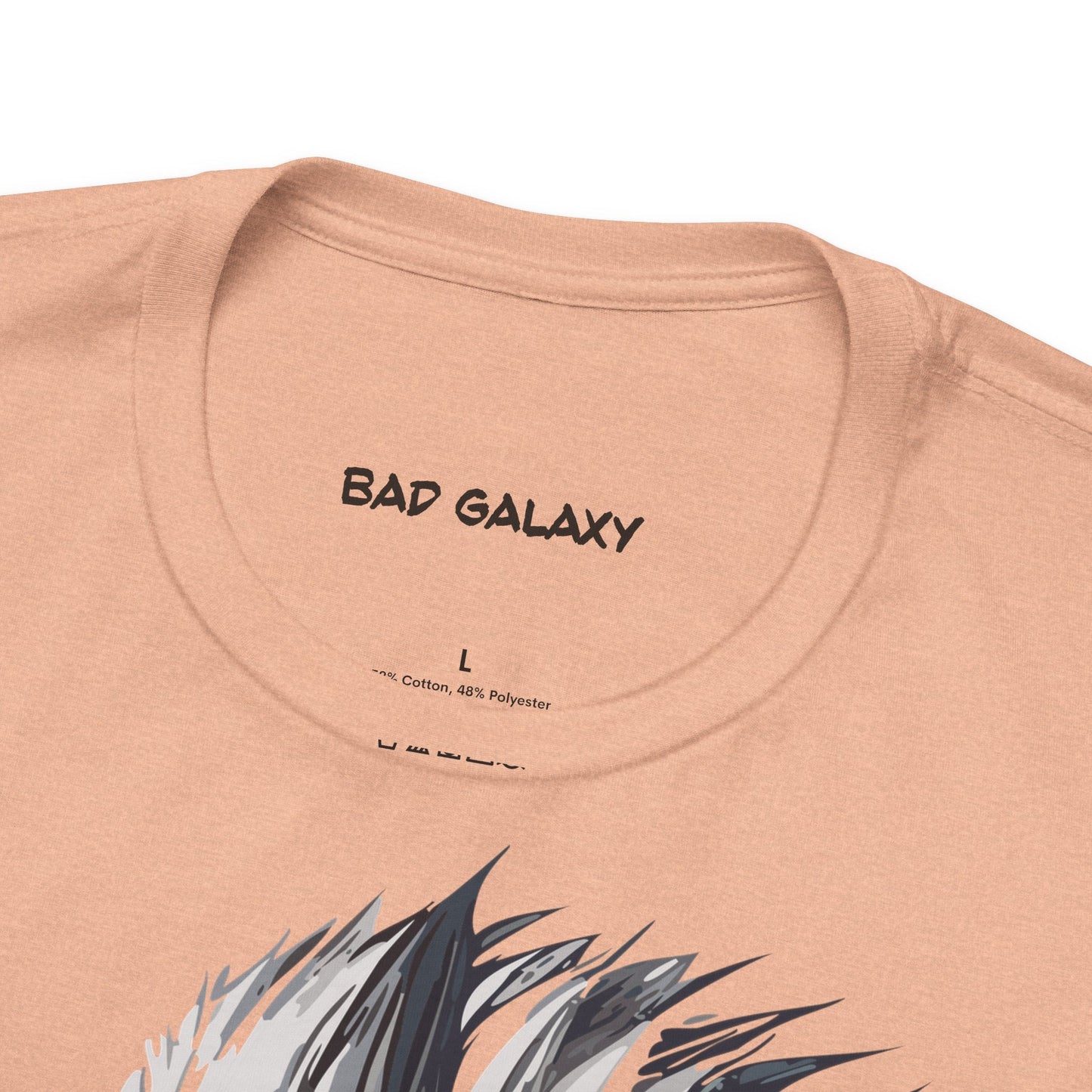 Punk Rock Tee Shirt From Bad Galaxy Made To Order 100 Percent Cotton Eco Friendly Inks USA