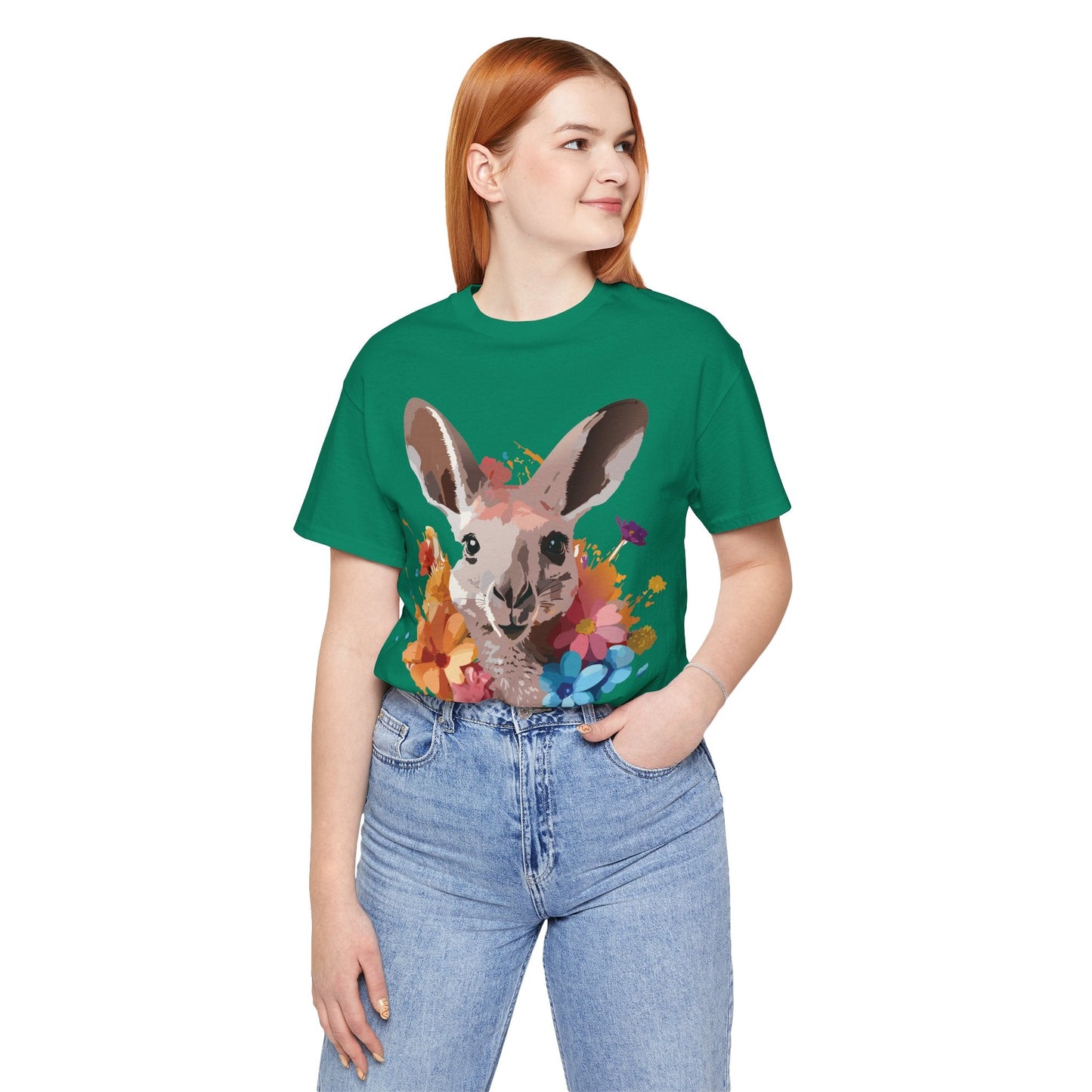 Kangaroo Graphic T Shirt Unisex Adelpha Art Design Vintage Inspired Tee With Original Artwork