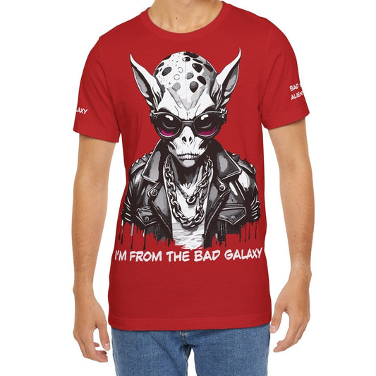 Alien Tee Shirt From Bad Galaxy Made To Order 100 Percent Cotton With Eco Friendly Inks
