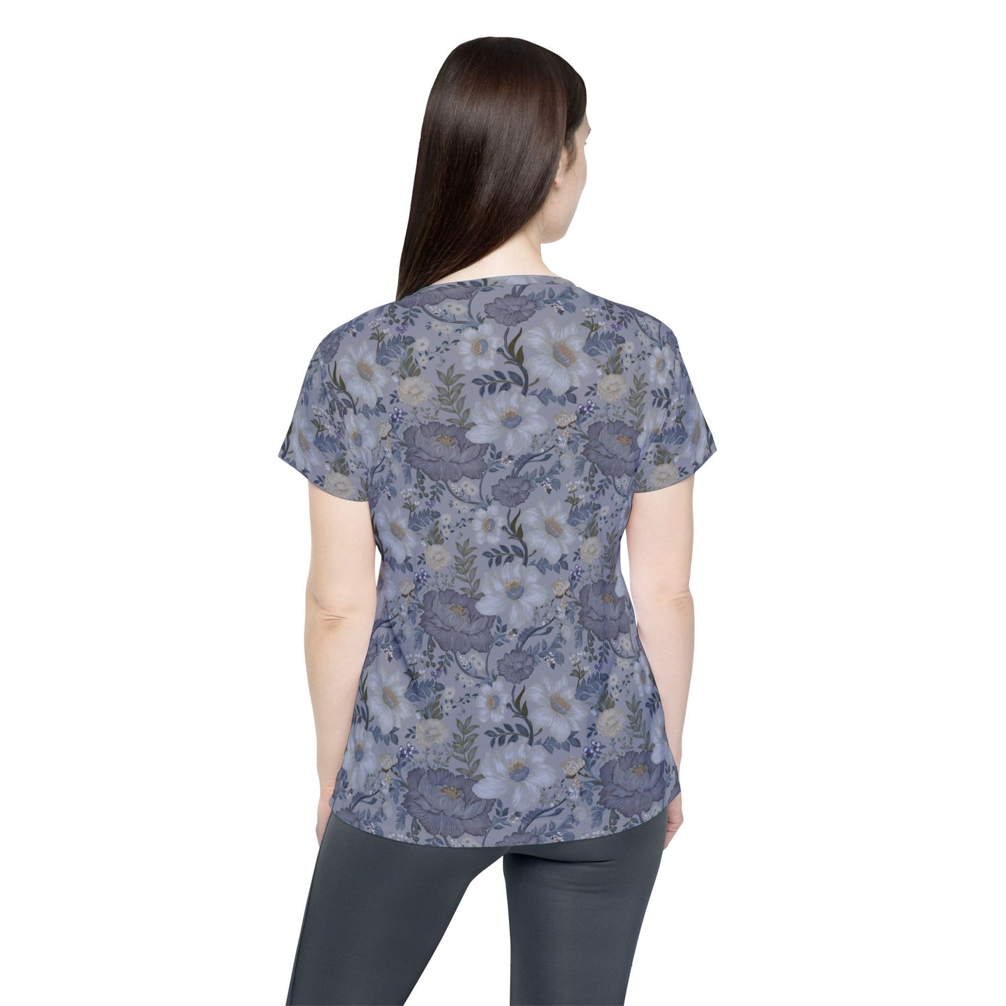 Women Poly Shirt with Floral Print F332