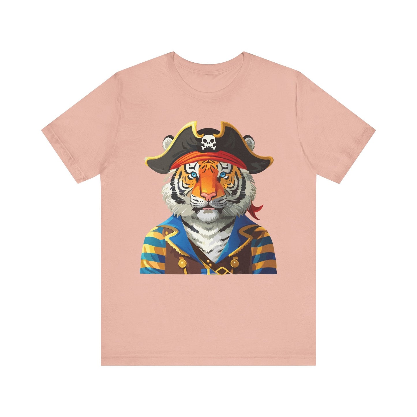 Unisex Animal Tee Shirt Art Design With Wild Animals Gildan Softstyle Cotton T Shirt