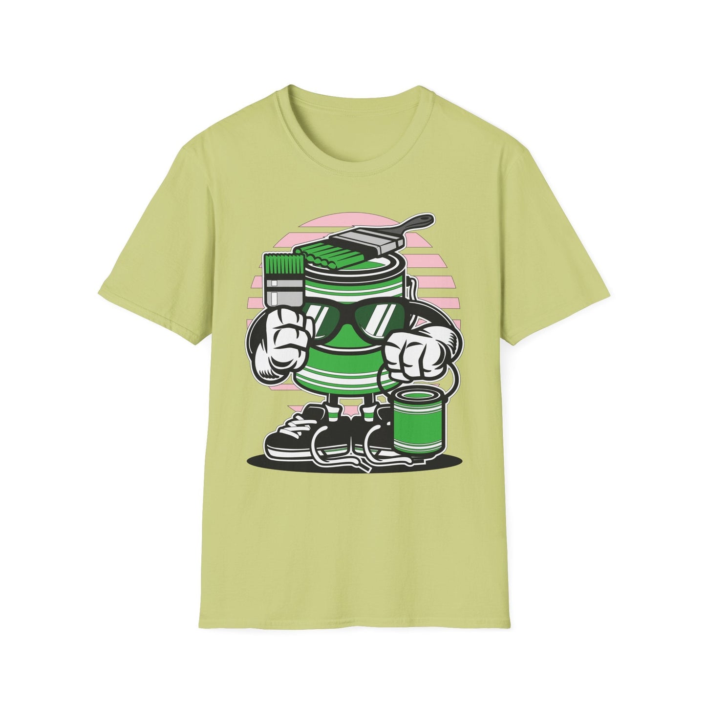 Cartoon T Shirt Animation Tee Funny Graphic Shirt For Unisex Gildan Softstyle 64000 Art Design