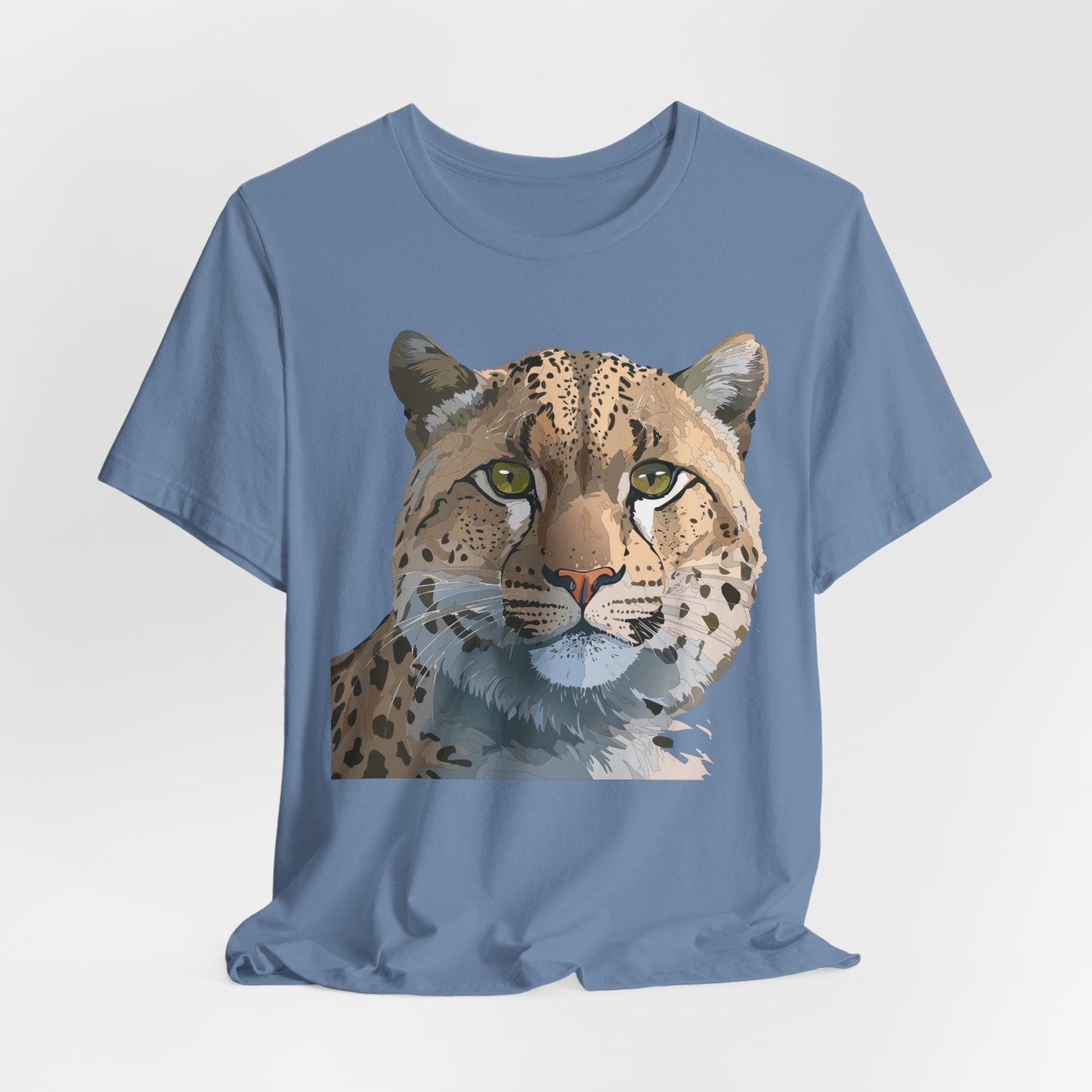 Unisex Animal Shirt With Animals Art Design Tee Short Sleeve Wildlife Print Tee Shirt