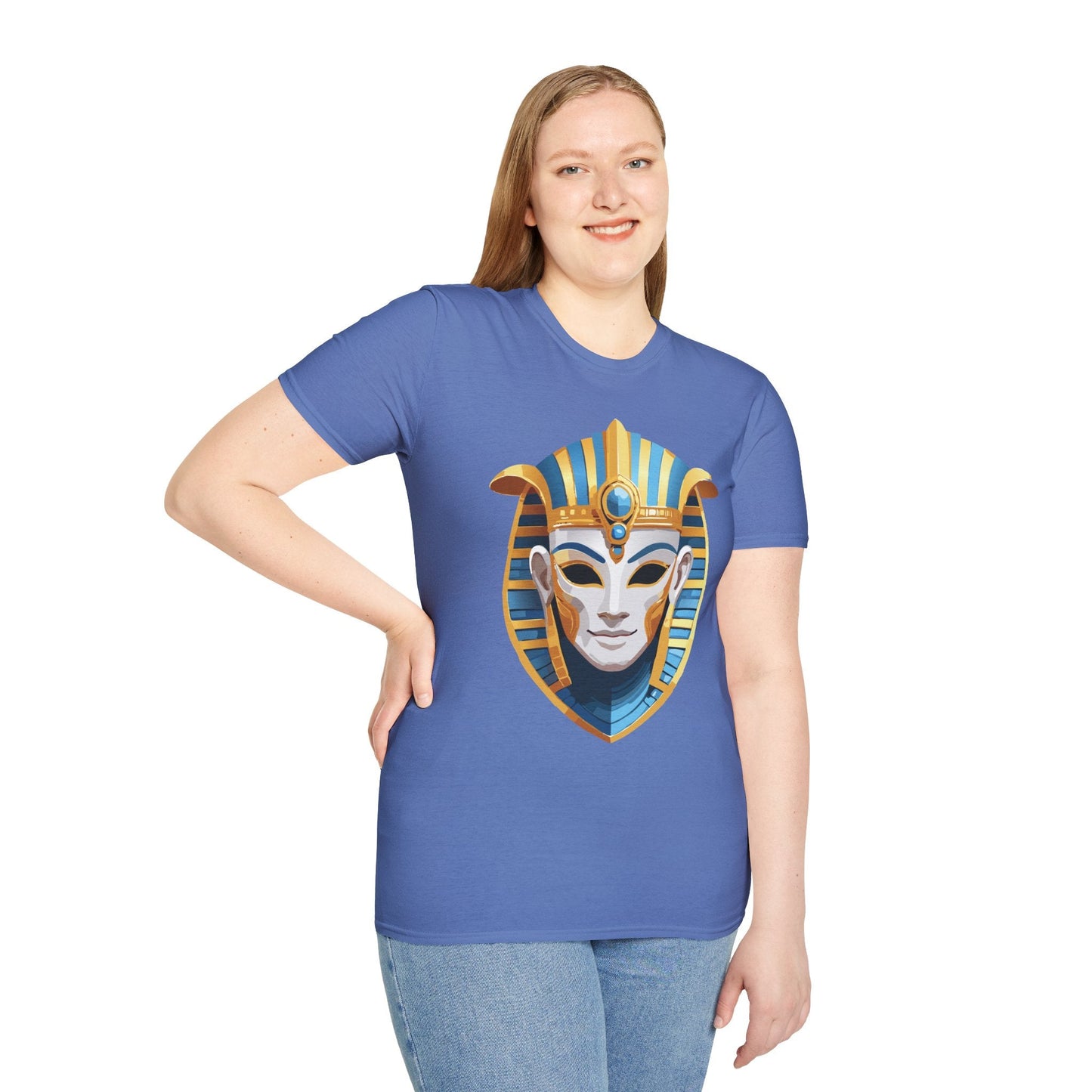 Mask Graphic Unisex Cotton Masquerade Design Artwork Tee 19