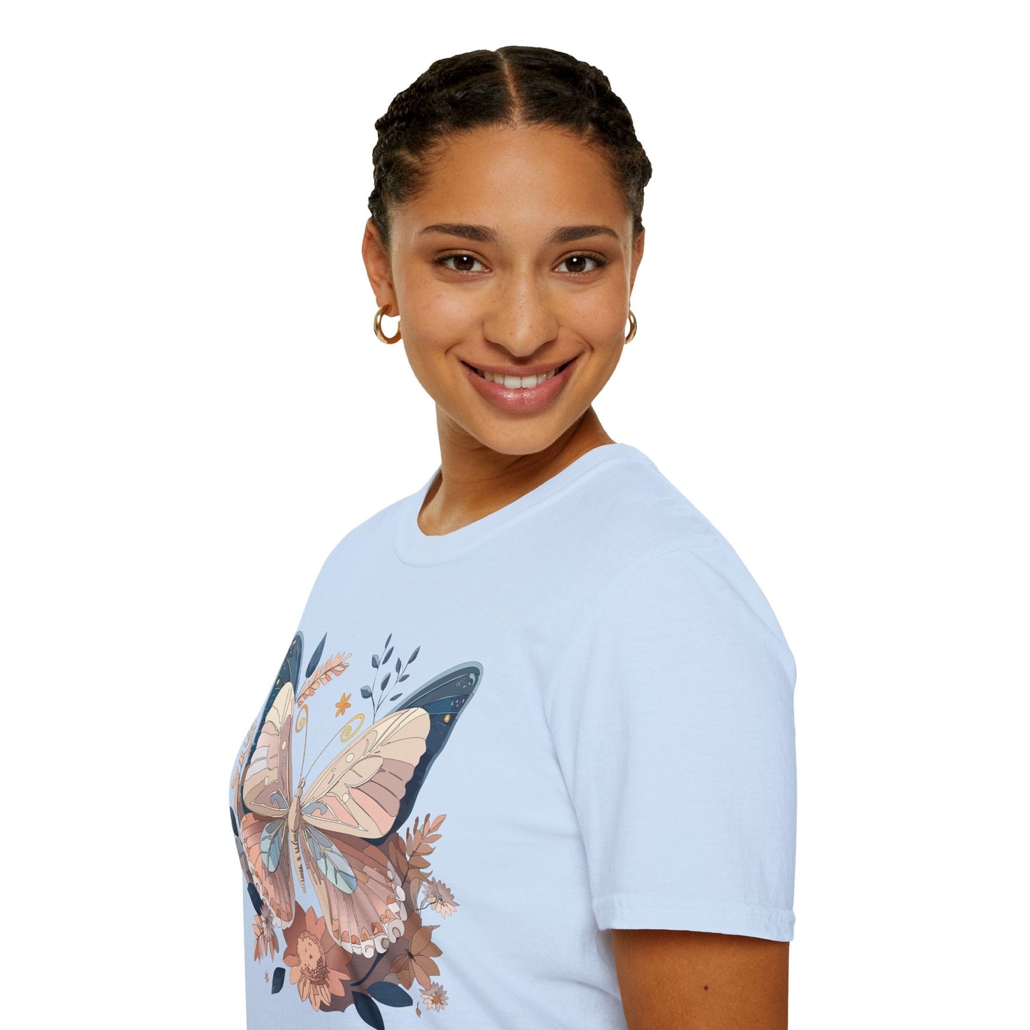 Monarch Butterfly Shirt Unisex Softstyle T Shirt 100 Percent Ring Spun Cotton Gildan 64000