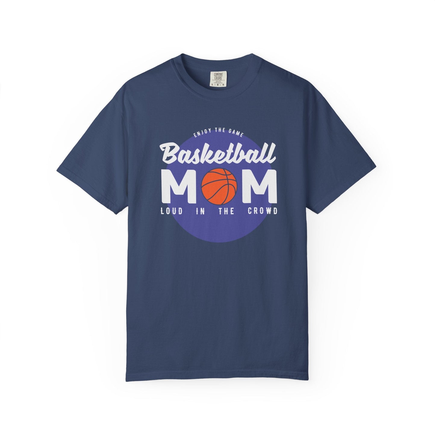 Basketball Mom T-shirt Mother's Day Mama Tee Unisex Comfort Colors Garment-Dyed Cotton h31