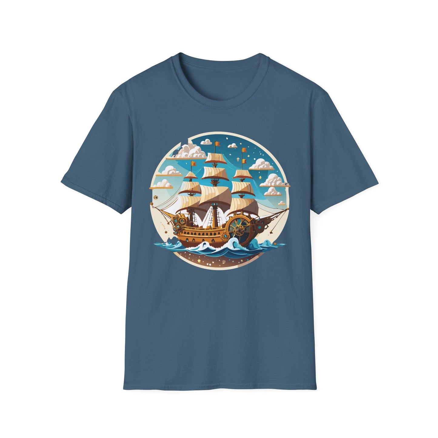 Ship T Shirts Frigate T Shirts Vessel Tee Shirt Unisex Gildan Softstyle 64000 Premium