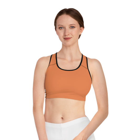 Orange Color Sports Bra, Orange Sports Bra 6