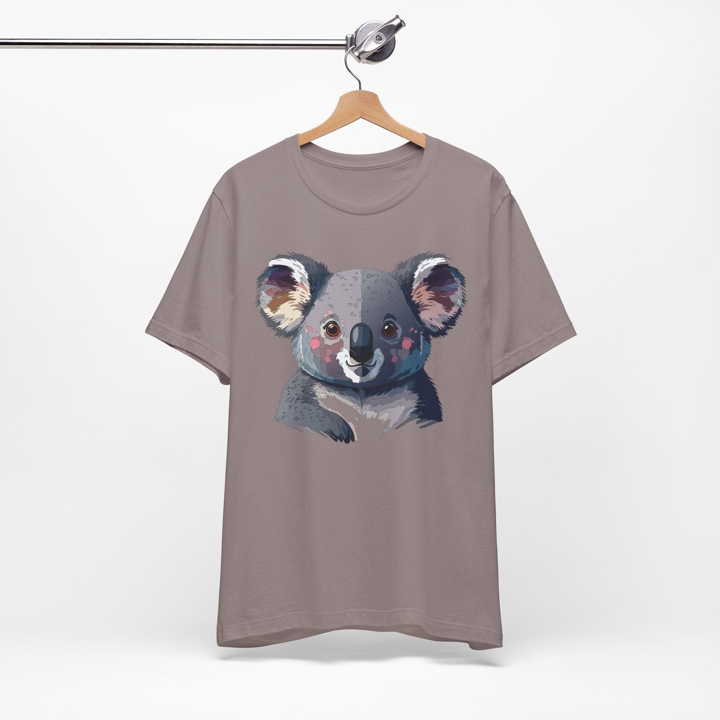 Unisex Animal Shirt With Animal Art Design Tee Wild Animals Short Sleeve Jersey Cotton