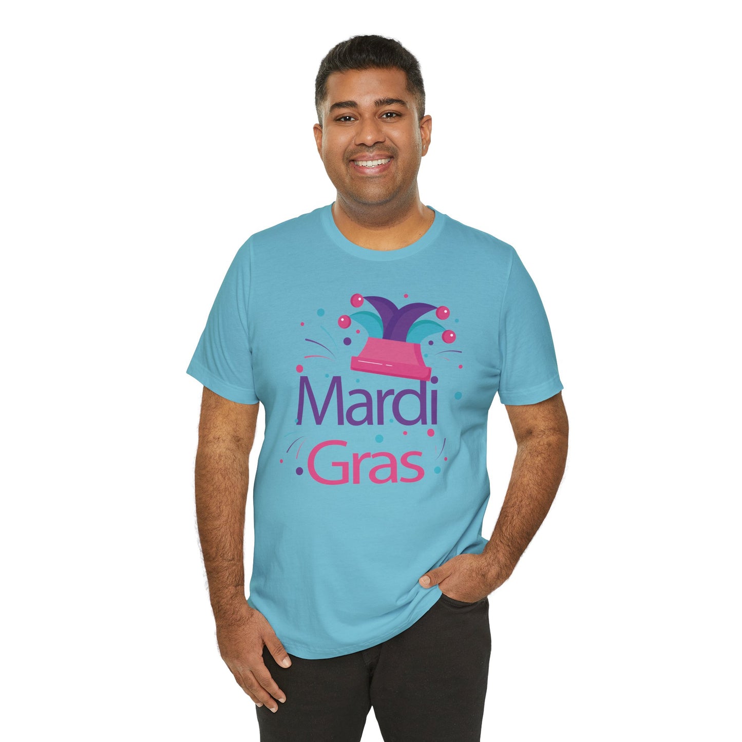 Tee-shirt en coton unisexe pour Mardi Gras