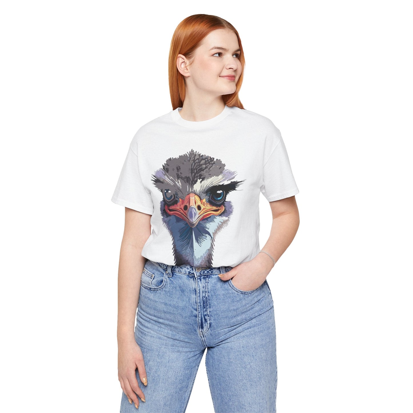 Unisex Animal Tee Shirt With Art Design Wild Animals Shirt Gildan Softstyle 64000
