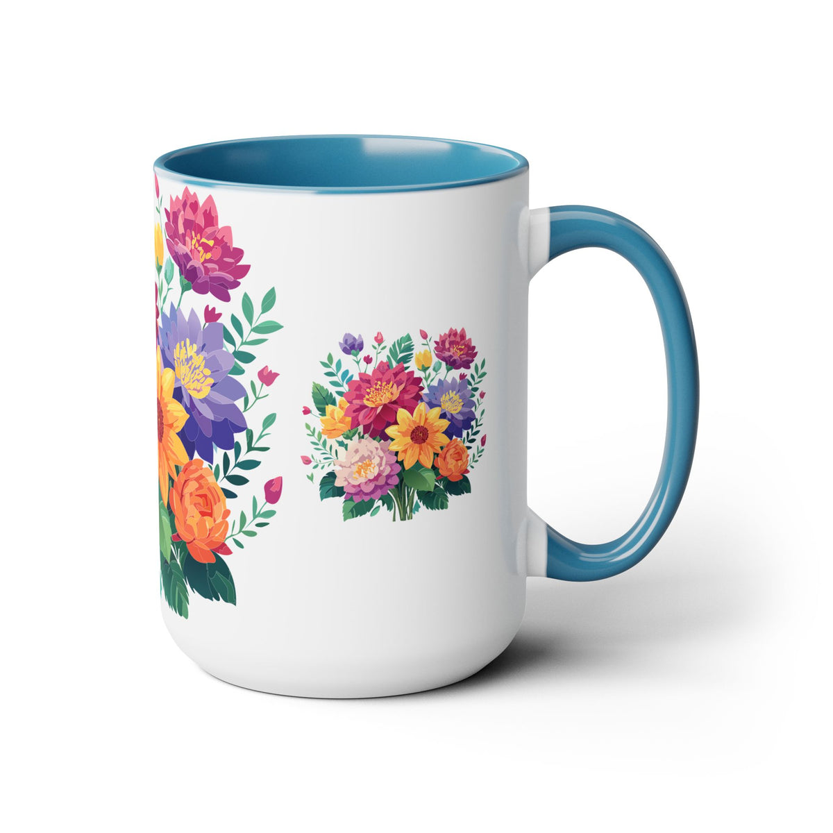 Floral Mug, Floral Cup