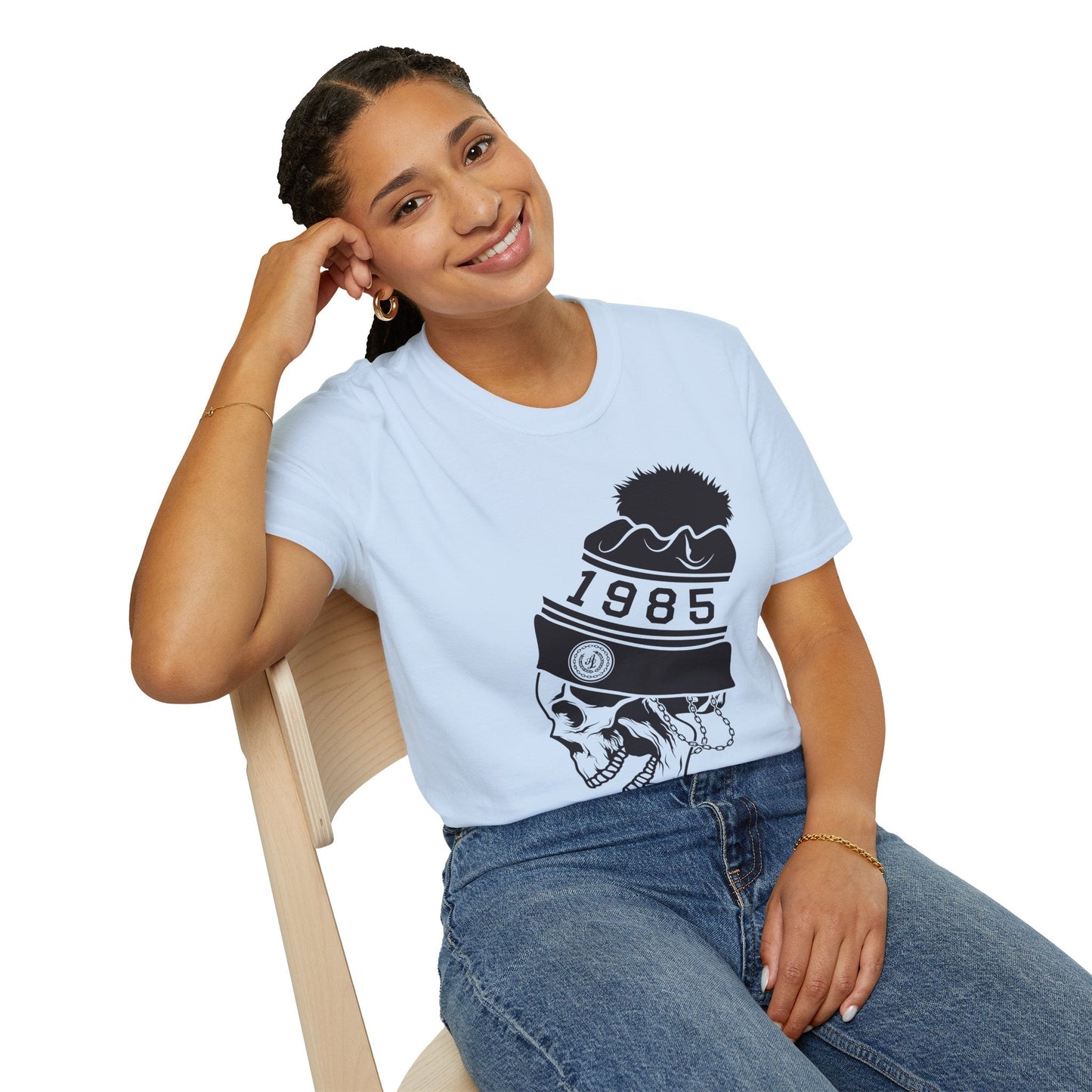Cartoon Animation T Shirt Unisex Gildan Softstyle 64000 Tee With Art Design Funny Graphic