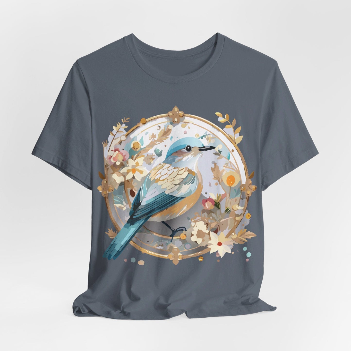 Adelpha Medallion Graphic Tee Unisex Jersey Short Sleeve Vintage Art Design Shirt