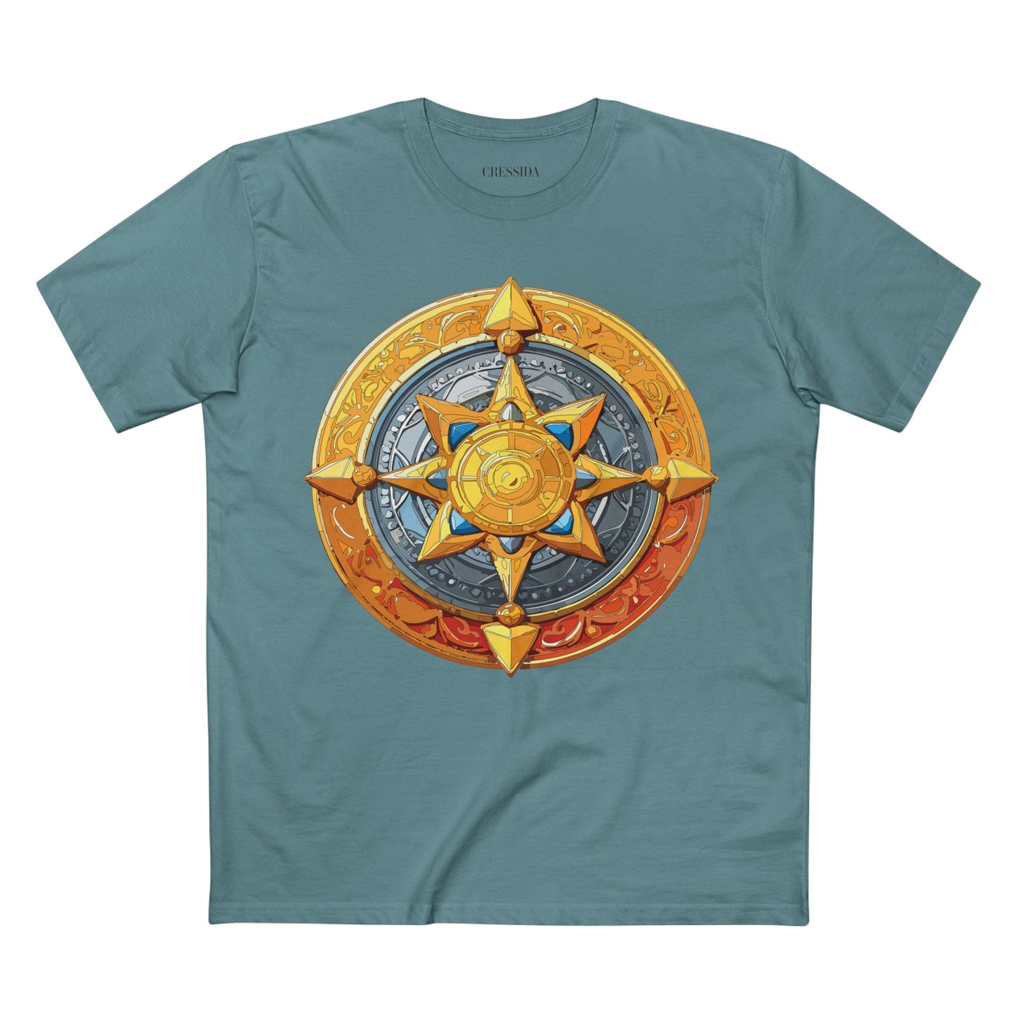 Antique Gold Coin Graphic Design T-Shirt Unisex 100 Cotton With Golden Print Artwork Tee 3